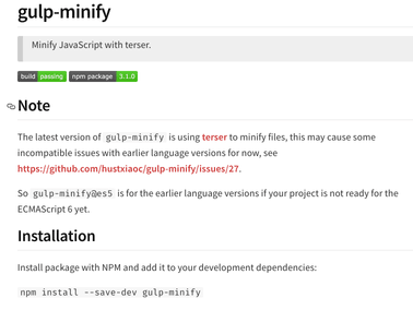 minify and combine js files