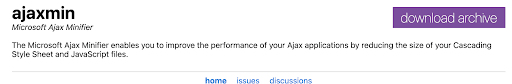 ajaxmin javascript minification tools for eCommerce sites