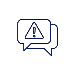 Crisis communications icon