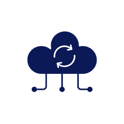 Cloud sync icon