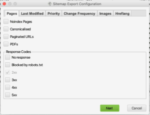 create xml sitemap screaming frog