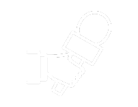 Hand holding microphone icon