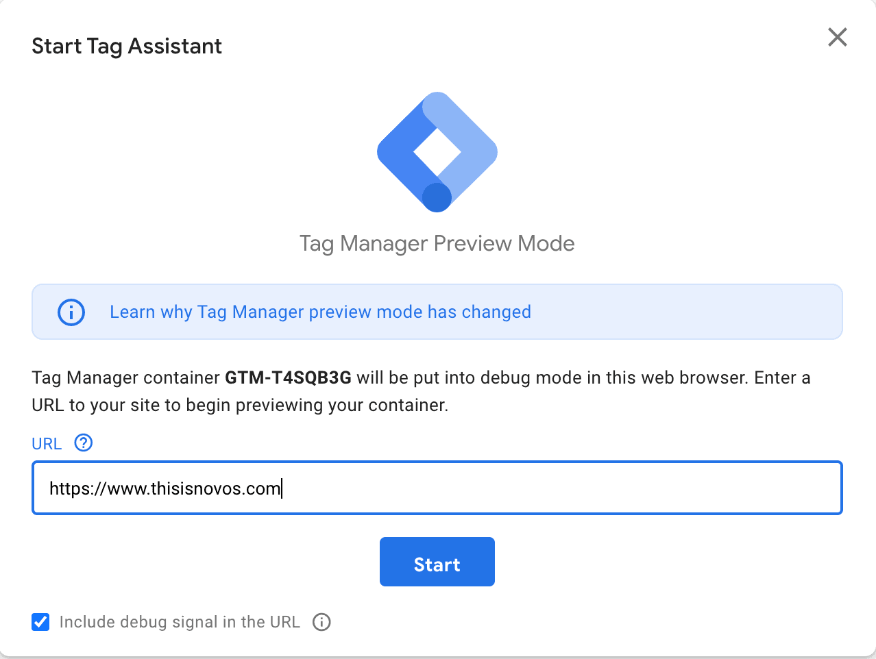 tag manager assistant